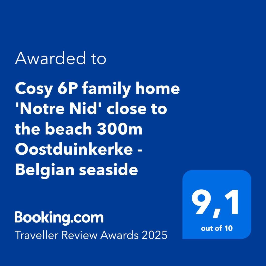 Cosy 6P Family Home 'Notre Nid' Close To The Beach 300M Oostduinkerke - Belgian Seaside מראה חיצוני תמונה